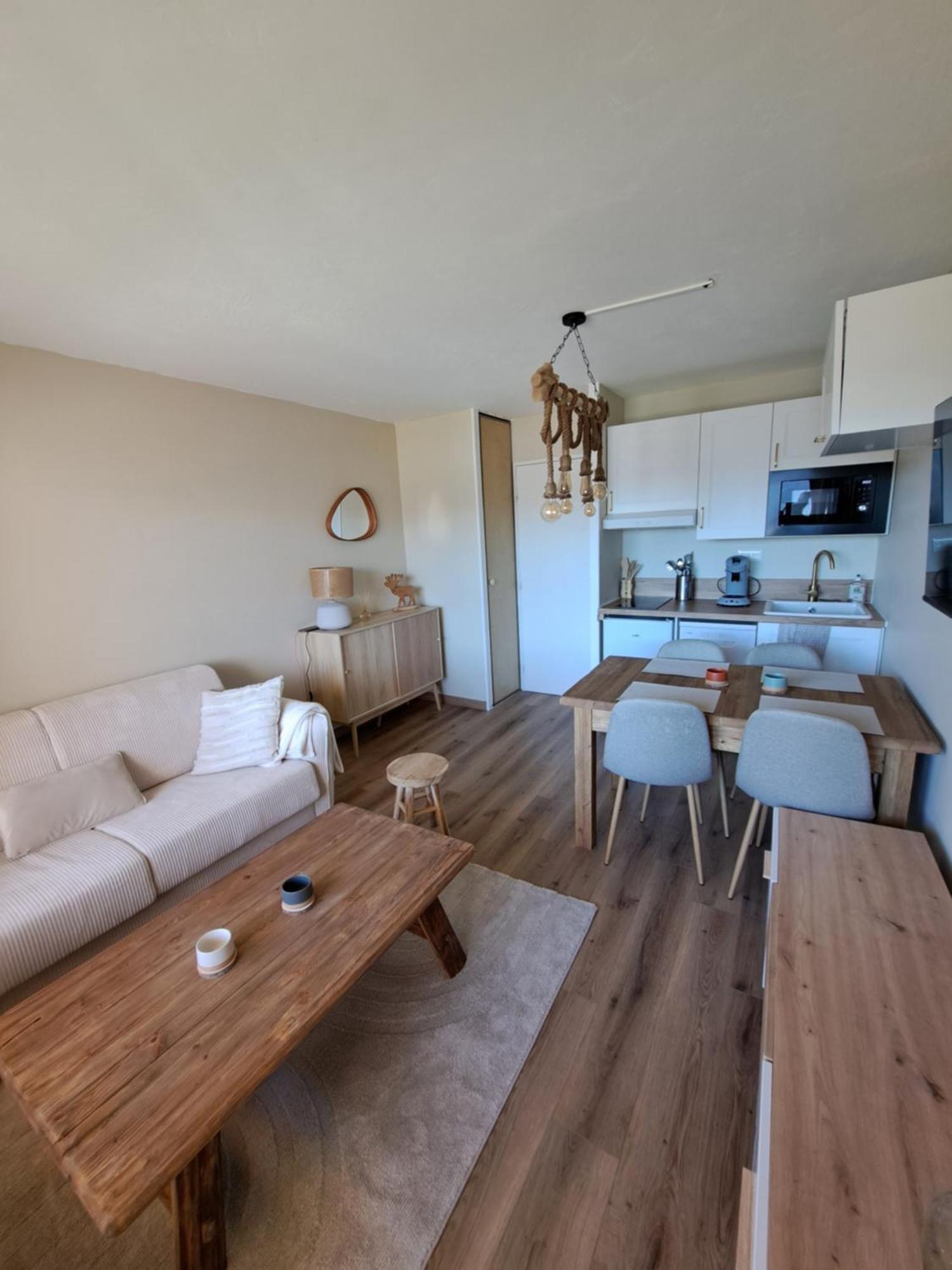 Studio Cabine 4 Couchages, Vue Face Aux Montagnes Font-Romeu-Odeillo-Via Екстер'єр фото